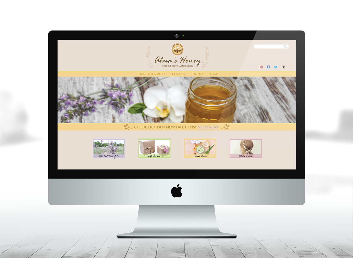 Alma's Honey Website